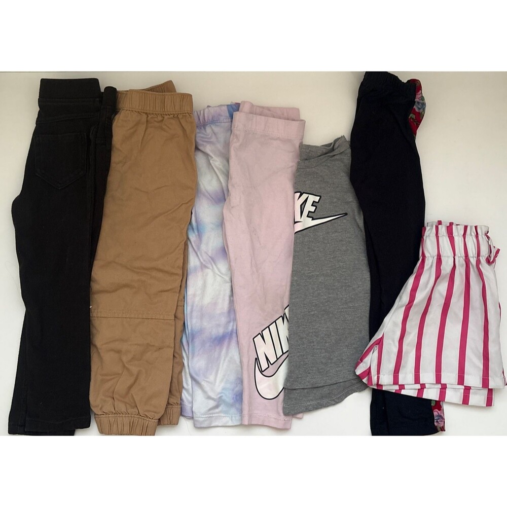 Lot Of Toddler Girls Clothes Pants Leggings Fall Winter Nike Clothing Lot Sz 3T